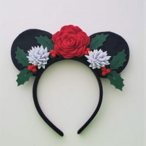 Christmas Mouse Ears Headband