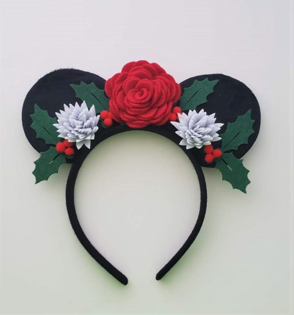 Christmas Mouse Ears Headband